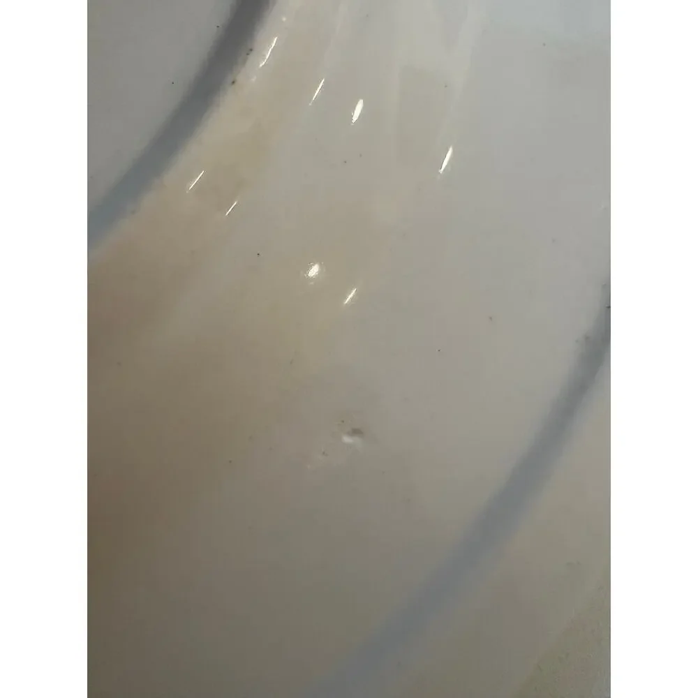 Set of 3 Vintage Buffalo China USA Gold Rim Salad (?) Plates